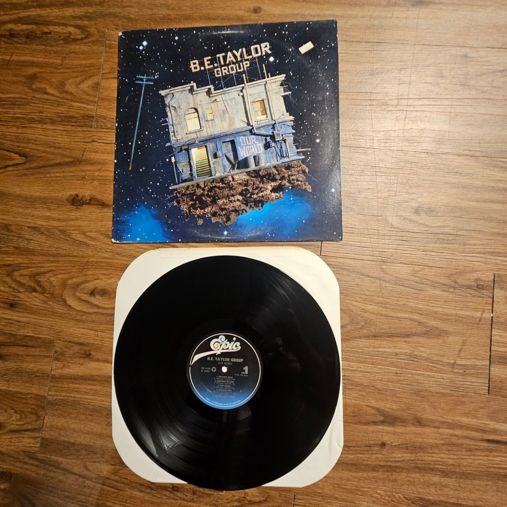 B.E. Taylor Group – Our World 1986 Epic BFE 40282 Vinyl LP PROMO VG+ EX/EX